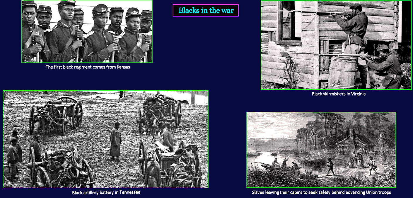 Black troops in the Civil War